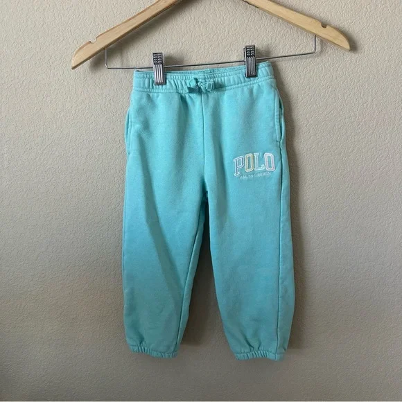 Ralph Lauren Logo French Terry Matching Sweatshirt and Sweatpants 24 Months - Picture 3 of 10